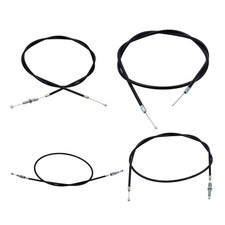 Bowdenzüge Set 4-teilig schwarz (3-Gang) für Hercules Prima GT GX Mofa Moped