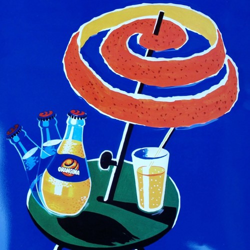 Orangina altes blechschild - altes,