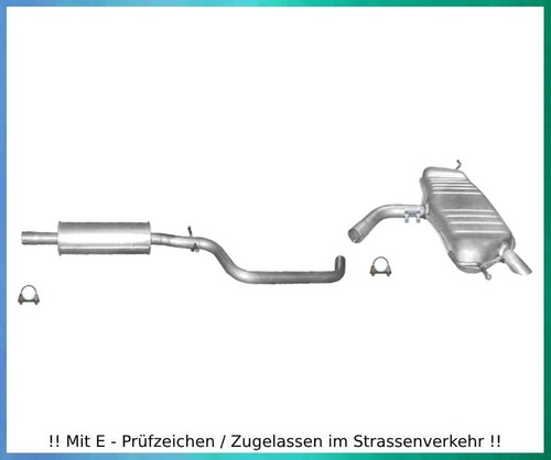 Auspuffanlage für golf v - auspuffanlage,