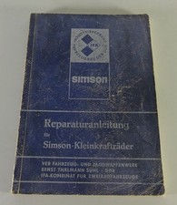 Reparaturanleitung Simson-Kleinkrafträder S 50 / KR 51 / SR 4 Stand 12/1977