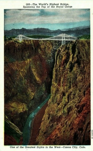 Die höchste hängebrücke der - hängebrücke,