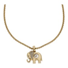 Chopard Happy Diamond Set Elefant Kette + Anhänger 750 Gold Full Set H12.1661