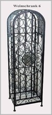 Schmiedeeisen Eisen Metall Klapp Regal Weinregal Weinschrank Flaschenregal  W6