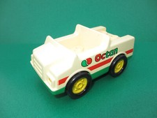 Lego Duplo Auto weiß bedruckt