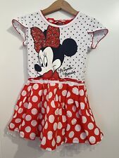 Kostüm / Kleid Minnie Mouse Disney Gr. 4 (ca. 104) - gekauft in Disney World