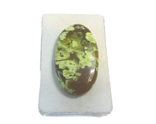 Grüner opal cabochon - grüner,