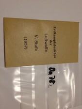 Tüte Modell 1957 Erdkampfabzeichen 5.Stufe (oa78)