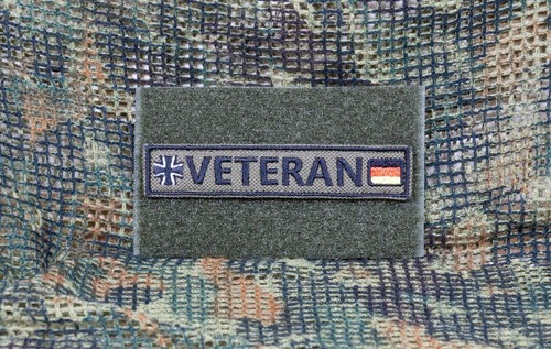 Klettpatch veteran mit - klettpatch, "veteran"
