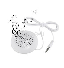 Tragbarer 3,5 mm Mini Kissen Lautsprecher für MP3 MP4 CD-Player iPod Telefon Weiß