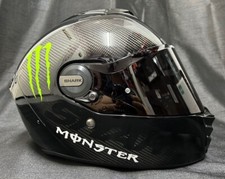 5% Rabatt SHARK SPARTAN RS Dad Gloss Carbon mit MONSTER AUFKLEBERN Motorradhelm