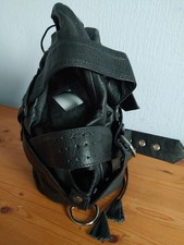 Echt Ledermaske - hinten