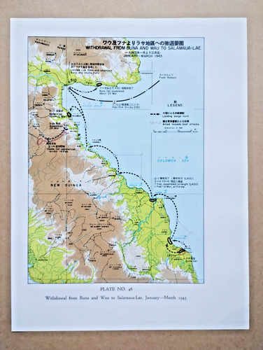 Rückzug von buna und - rückzug, wau