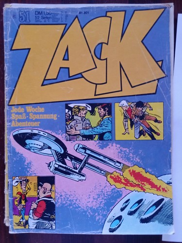 Zack 1972 hefte koralle - zack,