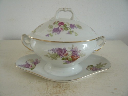 Alte kleine ovale terrine - ovale,