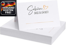 Weiße Kraftpapier Tischkarten