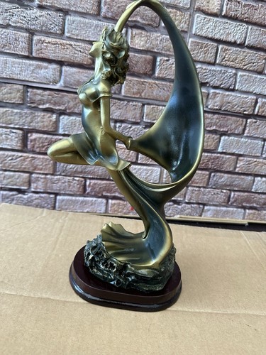 Figur jugendstil gold dame - jugendstil,