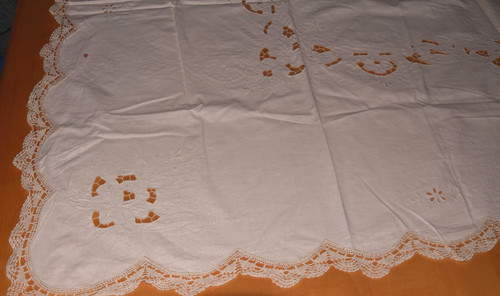 Alte tischdecke tafeltuch mit - tafeltuch,