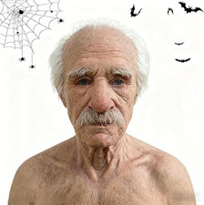 Alter Mann Maske  Realistische