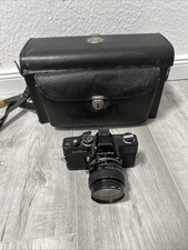 Minolta SRT 101 Film Camera With Minolta MC W.Rokkor-SG Lens 50mm Schwarz Black