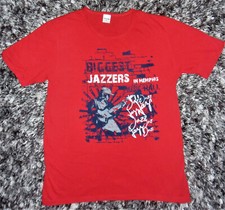 Enrico Mori T-Shirt "Biggest Jazzers in Memphis, Jazz" - Rot - Gr.: L