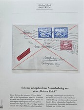 Borek Raritäten: Sammlerbeleg aus dem Deutschen Reich 1940 nach Aschaffenburg.