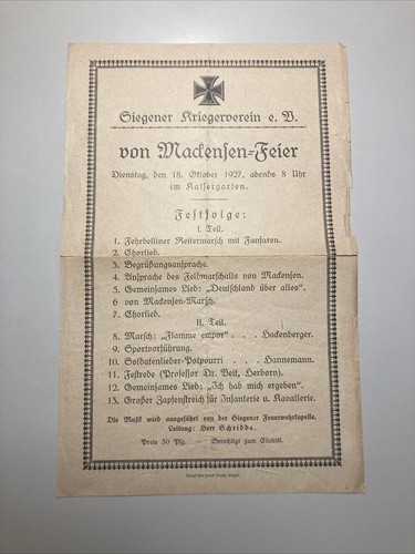 1927 flyer siegener - 1927,