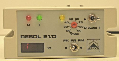 Resol temperatur - resol, e1/d