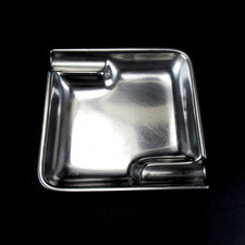 WMF Edelstahl Aschenbecher Wilhelm Wagenfeld Design Bauhaus Style 50er Jahre