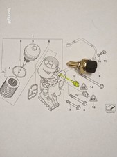 Original BMW 5er E39 Temperatursensor Kühlmittel / Öl M52TU M54 Motoren 