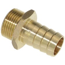 Messing Schlauchtülle Aussengewinde für Heizung Sanitär Beregnung Bewässerungssy