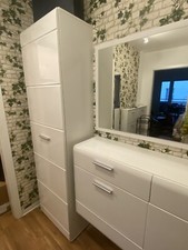 Garderoben-Set weiß/hochglanz