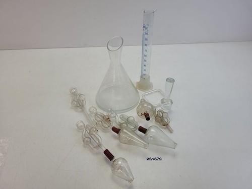 Glas set labor gefäße - glas,
