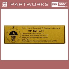 Adhesive sign ignition timing