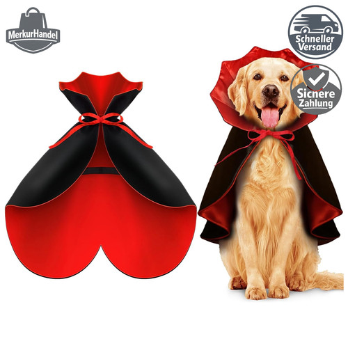 Hundekostüm vampir umhang - hundekostüm,