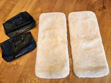 Echte Lammfelleinlage COMFORT für Zwillingskinderwagen "Werner Christ" 35x80cm