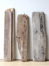 Treibholz Schwemmholz Driftwood   3 Bretter Regal Dekoration 42 cm - 48 cm