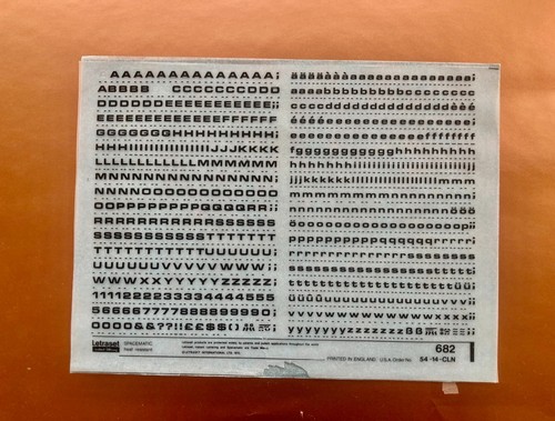 Letraset 682 14 pt - 682.........,
