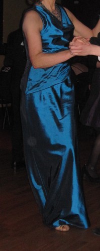 Abendkleid petrol möchte - abendkleid,