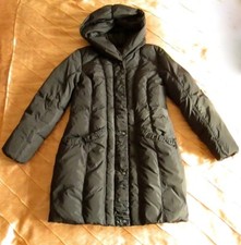 TOM TAILOR STEPPMANTEL DAUNEN SCHALKRAGEN KAPUZE SCHOKO DUNKELBRAUN XL, 42 NEU