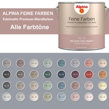 Alpina Feine Farben 2,5 Ltr. alle Farbtöne zur Auswahl - Edelmatte Wandfarbe