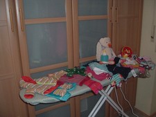 Großes PuppenSpielset - Krümel mit langen Haaren + Zubehör von JAKO-O+ Andere