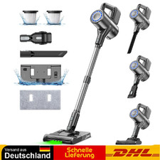 40000Pa Akku Staubsauger mit Wischfunktion für Tierhaare/Teppiche/Hartböden/Auto