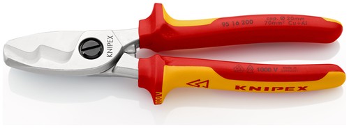 Knipex 200 kabelschere - 95,