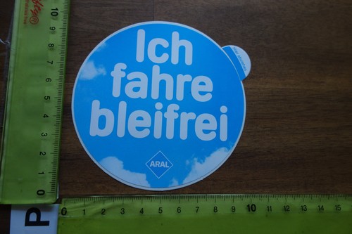 Alter aufkleber tankstelle - aufkleber,