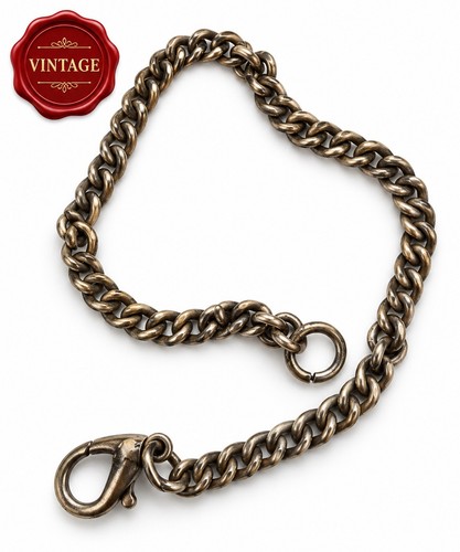 Uhrenkette chrom mit - mit, karabiner