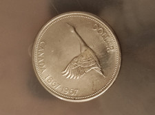 Silbermünze Dollar Ag Canada