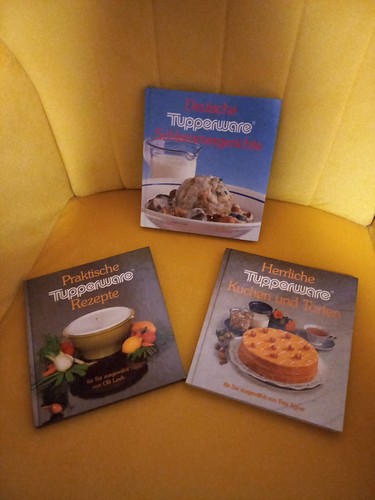 Kochbücher tupperware 3stück - tupperware,