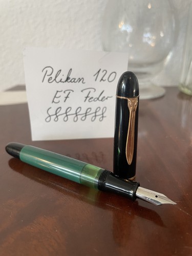 Pelikan 120 gereinigt - ef, &