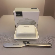 Kleine Butterdose aus Keramik