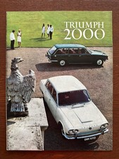 Prospekt / brochure British Leyland Triumph 2000 MY 1968